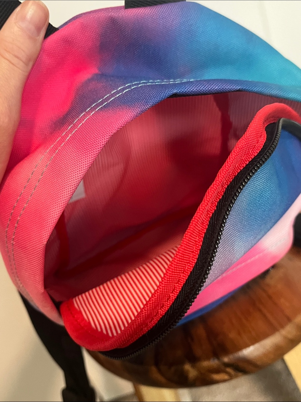 Herschel Tie-Dye Mini Backpack in Pink and Blue - Picture 7 of 7